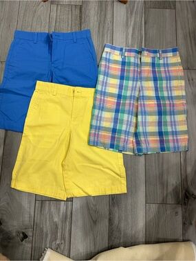 Boys vineyard vines  Blue, Yellow & Multi Plaid Shorts - Classic Summer Styles